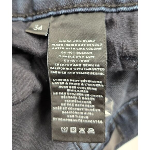 J Brand Mick Mens Dark Wash Slim Fit Jeans Size 34x32 Normcore Pretty - Picture 4 of 10